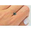 Heart Shape Diamond Fancy Blue Color 0.74 Carat VS2
