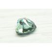Heart Shape Diamond Fancy Blue Color 0.74 Carat VS2