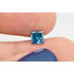 Blue Princess Cut Loose Diamond 0.90 ct