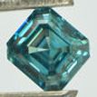 Asscher Diamond Fancy Blue Loose VVS2 1.00 Carat