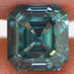 Asscher Diamond Fancy Blue Loose VVS2 1.00 Carat