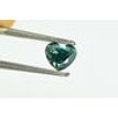 Heart Diamond Fancy Turquoise Color 0.75 Carat VVS2