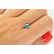 Round Diamond Loose Fancy Blue 0.93 Carat SI1
