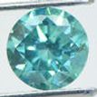 Blue Round Diamond 0.96 Carat VS2
