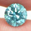 Blue Round Diamond 0.96 Carat VS2