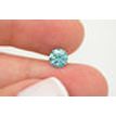 Blue Round Diamond 0.96 Carat VS2