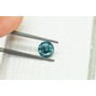 Loose Blue Diamond Fancy Color Round Shaped SI2 Certified Enhanced 0.90 Carat