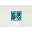 Princess Cut Diamond Fancy Blue SI2 0.90 Carat
