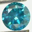 Loose Round Diamond Fancy Blue VS2 Certified 0.74 Carat