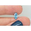 Blue Marquise Diamond 0.80 Carat SI1
