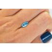 Blue Marquise Diamond 0.80 Carat SI1