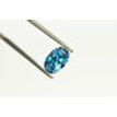 Oval Diamond Fancy Blue Color 0.90 Carat SI2 IGI Certified