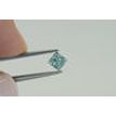 Loose Princess Cut Diamond Fancy Blue Color 0.92 Carat VS2