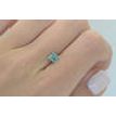 Loose Princess Cut Diamond Fancy Blue Color 0.92 Carat VS2