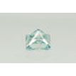 Loose Princess Cut Diamond Fancy Blue Color 0.92 Carat VS2