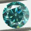 Loose Turquoise Round Diamond 0.90 Carat SI1