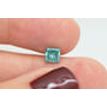 Loose Blue Princess Diamond SI3 0.85 Carat 5.06MM