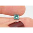 Loose Blue Princess Diamond SI3 0.85 Carat 5.06MM