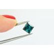 Princess Diamond Loose Fancy Blue 0.97 Carat VS1