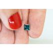 Princess Diamond Loose Fancy Blue 0.97 Carat VS1