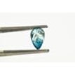 Pear Shape Diamond Fancy Blue Color 0.98 Carat SI2 IGI Certified