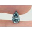 Pear Shape Diamond Fancy Blue Color 0.75 Carat VS2