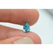Blue Pear Shape Diamond 0.86 Carat VS2