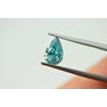 Blue Pear Shape Diamond 0.86 Carat VS2