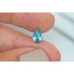 Blue Pear Shape Diamond 0.86 Carat VS2