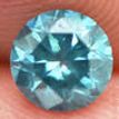 Loose Round Shape Fancy Blue Diamond 0.78 Carat 