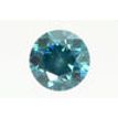 Fancy Blue Diamond Round 0.90 Carat SI1