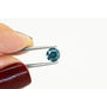 Fancy Blue Diamond Round 0.90 Carat SI1