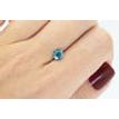 Fancy Blue Diamond Round 0.90 Carat SI1