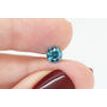 Fancy Blue Diamond Round 0.90 Carat SI1