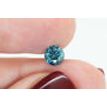 Fancy Blue Diamond Round 0.90 Carat SI1