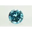 Round Shape Diamond Fancy Blue SI1 0.90 Carat Certified