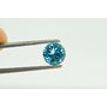 Round Shape Diamond Fancy Blue SI1 0.90 Carat Certified
