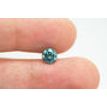 Round Shaped Diamond Fancy Blue Color 0.81 Carat Real Natural Enhanced Loose