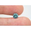 Round Shaped Diamond Fancy Blue Color 0.81 Carat Real Natural Enhanced Loose