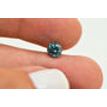 Loose Round Shape Diamond Fancy Blue Color 0.82 Carat I1 Real Natural Enhanced
