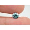 Loose Round Cut Diamond Fancy Blue Color 0.82 Carat  SI2