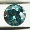 Loose Round Cut Diamond Fancy Blue Color 0.82 Carat  SI2