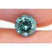 Loose Blue Diamond Round Shape 0.80 Carat SI2