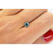 Loose Blue Diamond Round Shape 0.80 Carat SI2