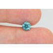 Loose Fancy Turquoise Round Diamond 0.90 Carat VS2