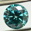 Loose Fancy Blue Round Diamond 0.81 Carat VS1