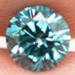 Loose Fancy Blue Round Diamond 0.81 Carat VS1