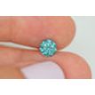 Round Cut Fancy Blue Diamond Loose 0.90 Carat SI1