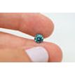 Round Cut Fancy Blue Diamond Loose 0.90 Carat SI1