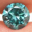 Loose Round Shape Fancy Blue Diamond 0.93 Carat SI2